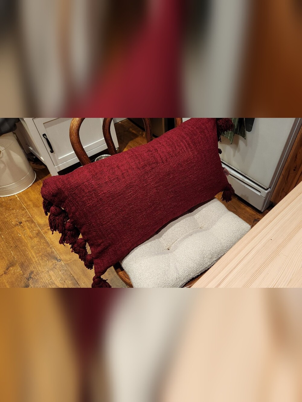 Tassled Lumbar Pillow